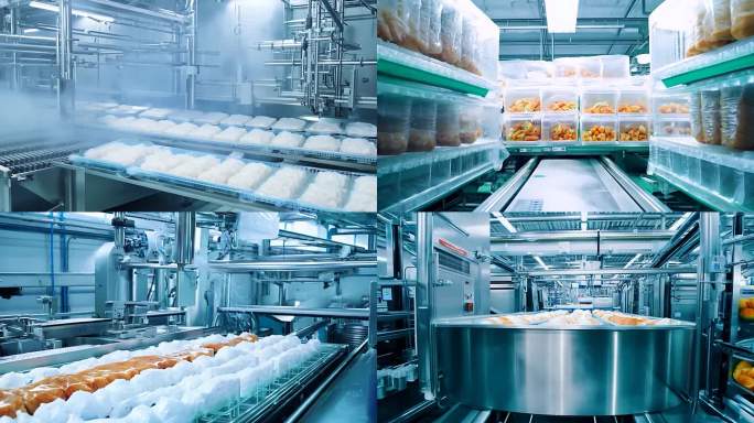 冷冻食品工厂的急速冷却