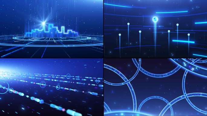 科技发光穿梭粒子启动宣传视频