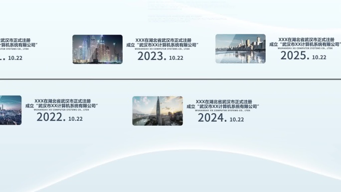 企业时间线图文大事记