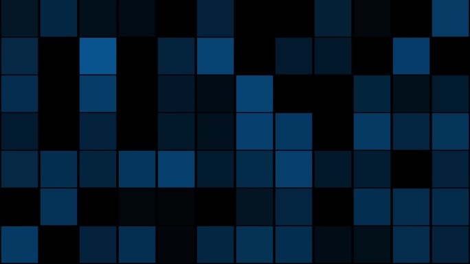 4K蓝色粒子科技元素通道循环背景AE模板