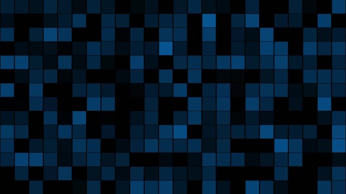 4K蓝色粒子科技元素通道循环背景AE模板