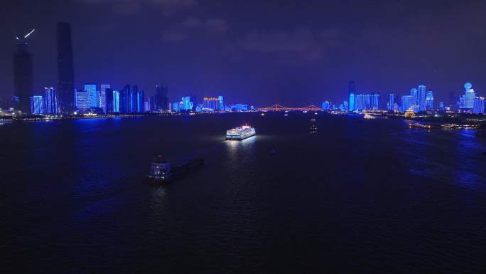武汉夜景航拍合集