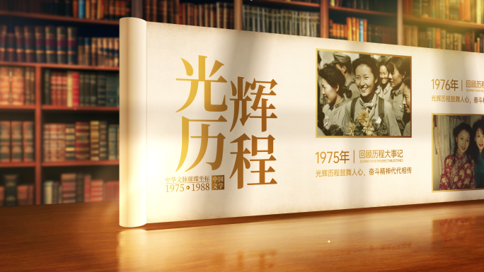 回顾历程大事记时间轴图文展示AE模版