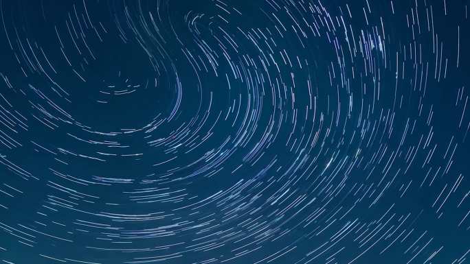 星轨的旋转之美