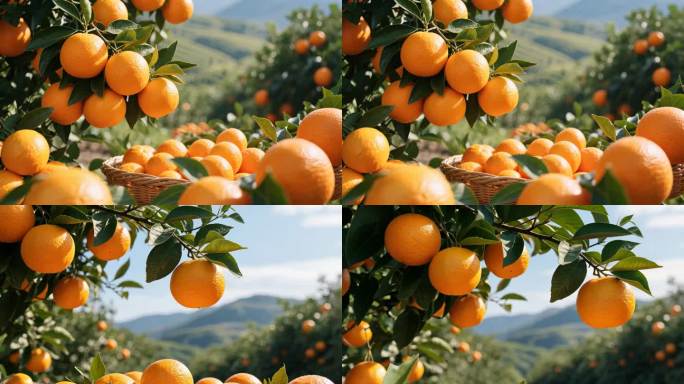 柑橘丰收的季节