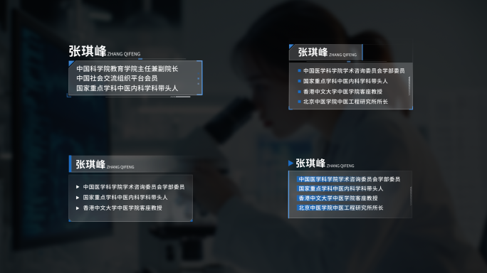 【无插件】人名字幕条