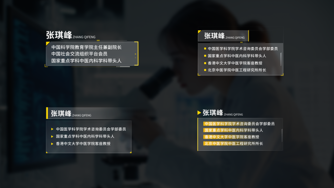 【无插件】人名字幕条