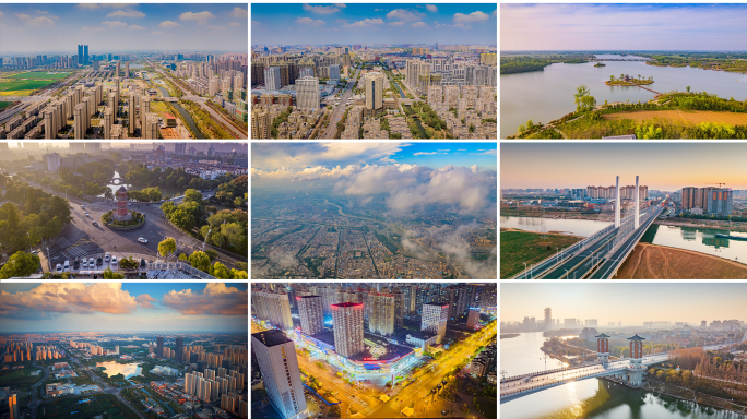 阜阳/城市地标建筑群/4K高清