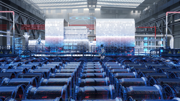 科技工业未来工厂自动化生产线