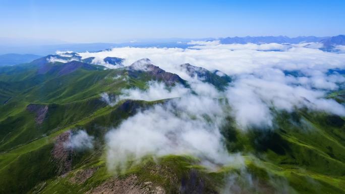 山川河流雪山草原延时