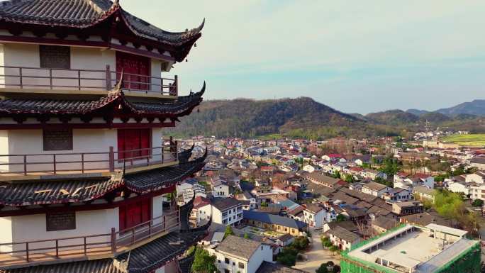 赤壁羊楼洞明清石板街 圆通寺青砖茶博物馆