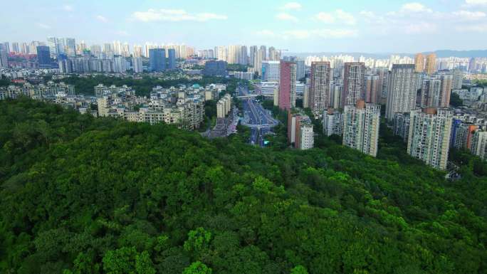 重庆城市全景航拍