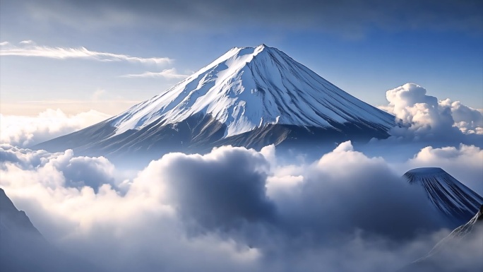 雪山云海山峰震撼延时