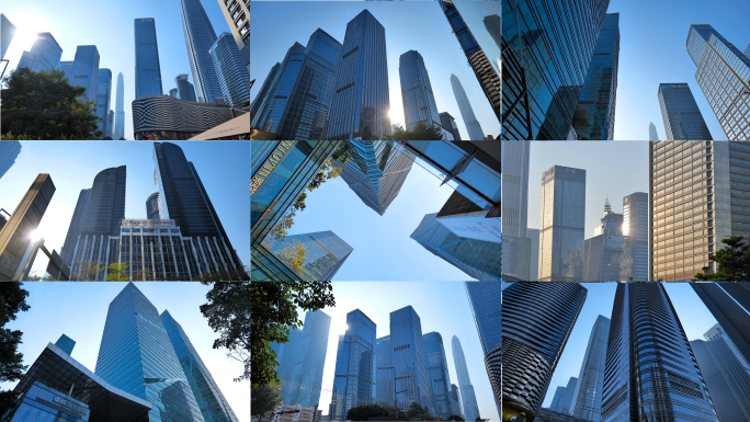 深圳CBD写字楼群 4K实拍