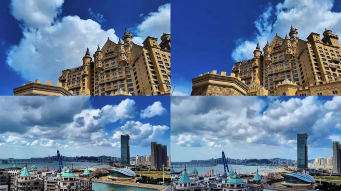 城堡与星海湾延时