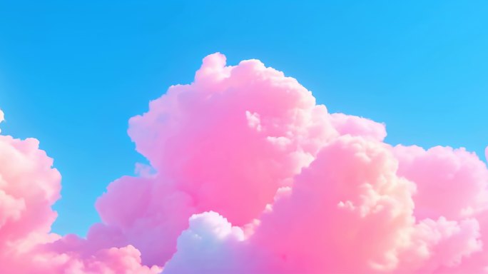 【宽屏】粉色云朵的梦幻天空