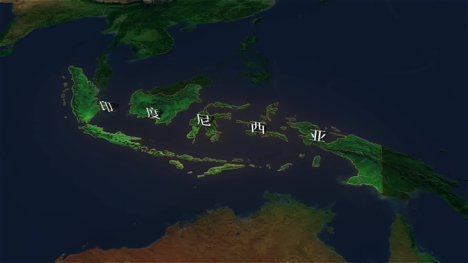 印度尼西亚地图