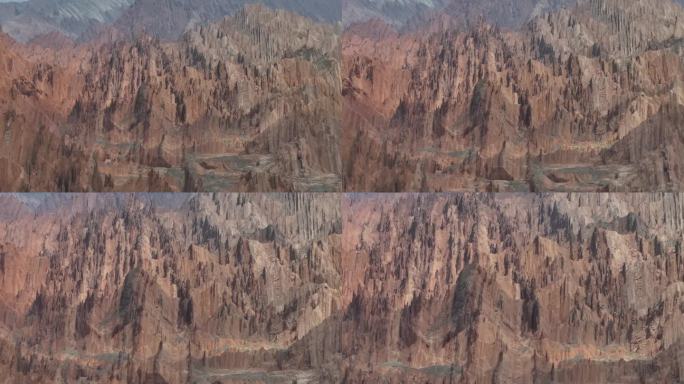 火焰山地貌景观温宿大峡谷新疆阿克苏