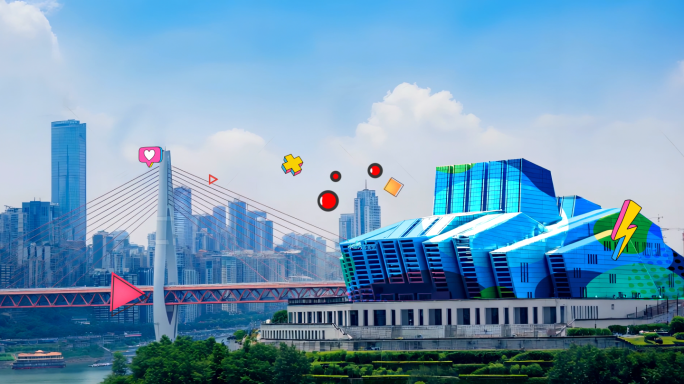 重庆MG片头 重庆城市地标 赛博朋克城市