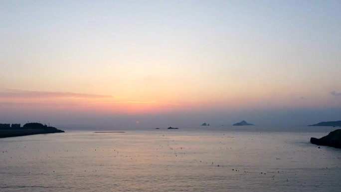 洞头 大沙岙 航拍  日出 02