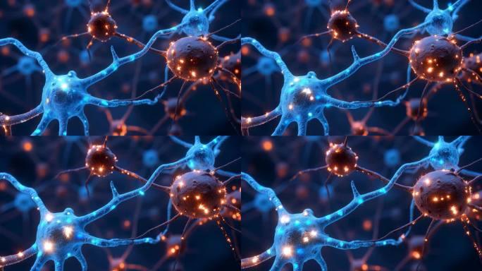 医学神经组织网络4k画质