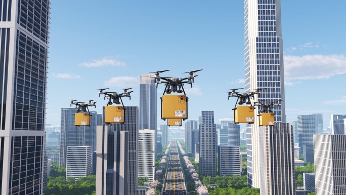 4K60帧无人机城市配送