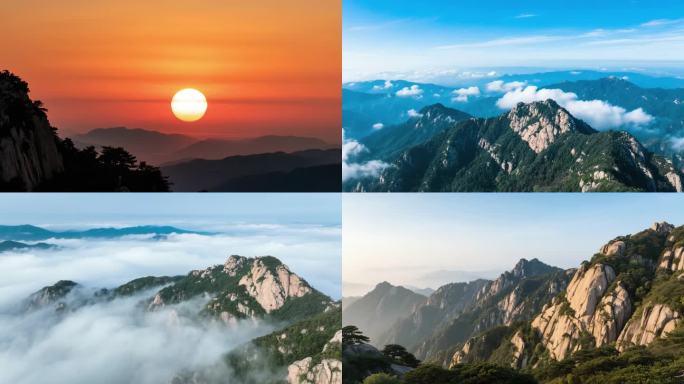 泰山日出云海 泰山航拍风光