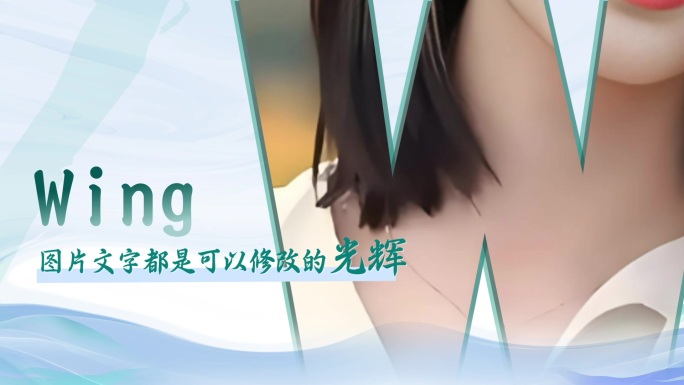 快闪 时尚 图文 文字 片头  动感