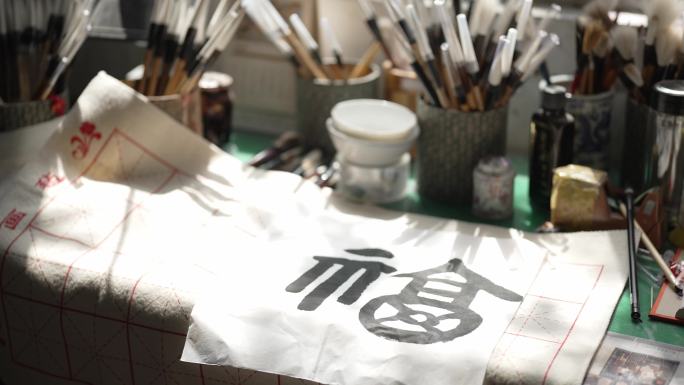 湖笔毛笔非遗制作工艺