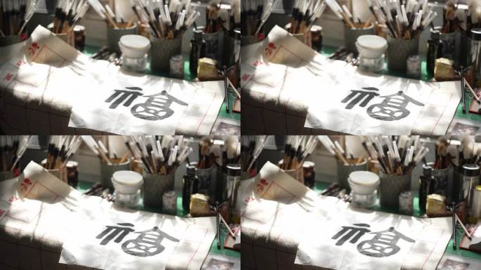 湖笔毛笔非遗制作工艺
