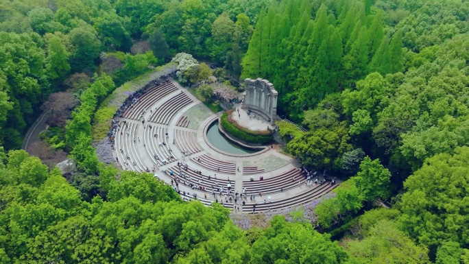 春天中山陵音乐台