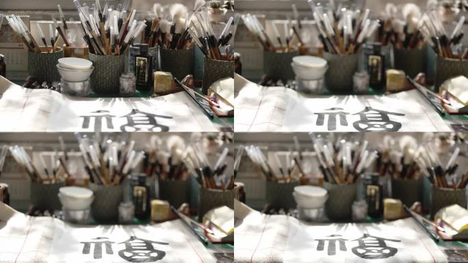 湖笔毛笔非遗制作工艺
