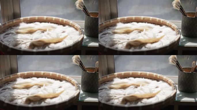 湖笔毛笔非遗制作工艺