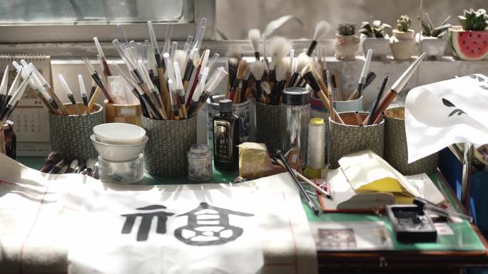 湖笔毛笔非遗制作工艺