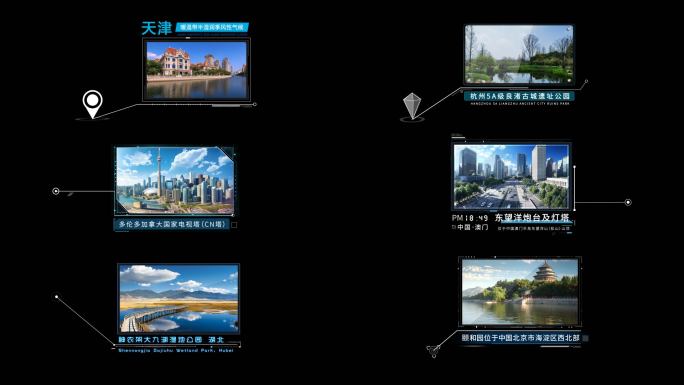 科技图文指示呼出标注