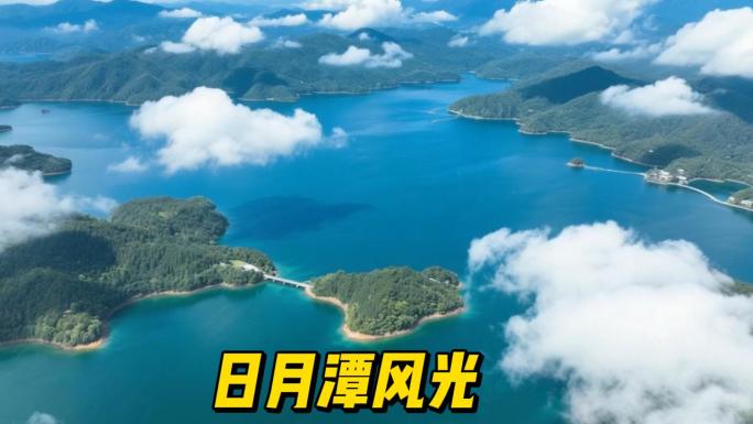 日月潭风光航拍