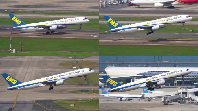 中国邮政航空 波音757货机深圳起飞
