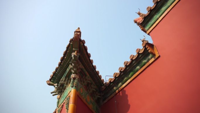 真实的故宫画面故宫角楼