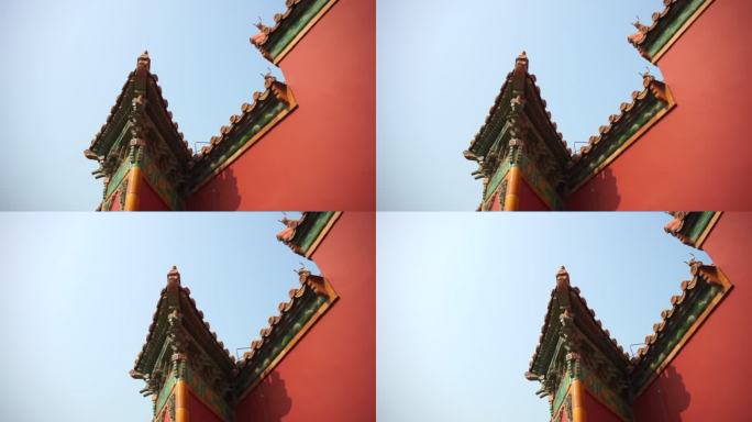 真实的故宫画面故宫角楼