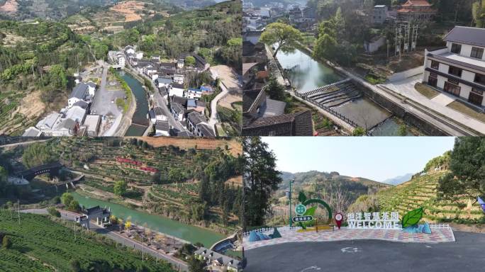 福建省福安市社口镇坦洋村4K航拍
