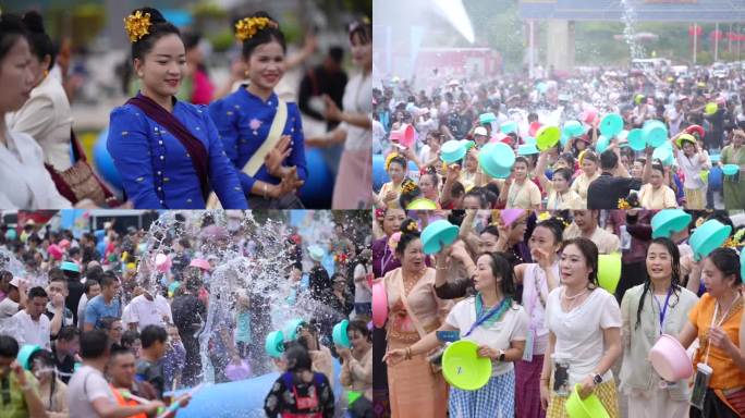 云南西双版纳2025磨憨泼水节傣历新年节