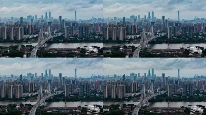 2025广州大范围台风乌云暴雨天气