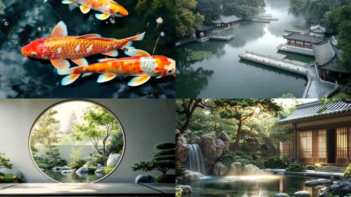 中式意境庭院 中式园林