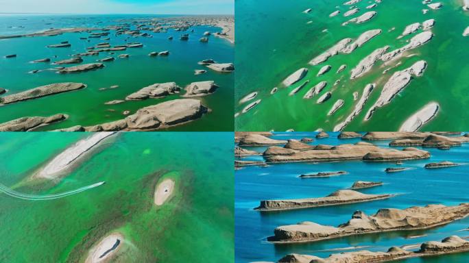 青海乌素特水上雅丹地质公园