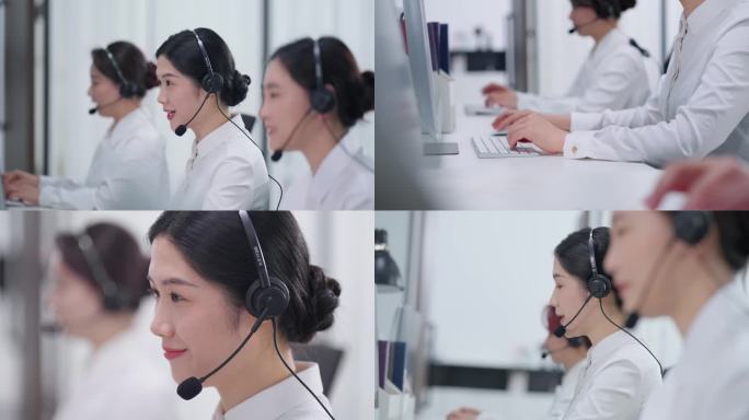 客服打电话 客服热线话务员 客服中心