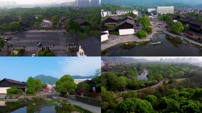 杭州拱墅区皋亭山景区航拍合集