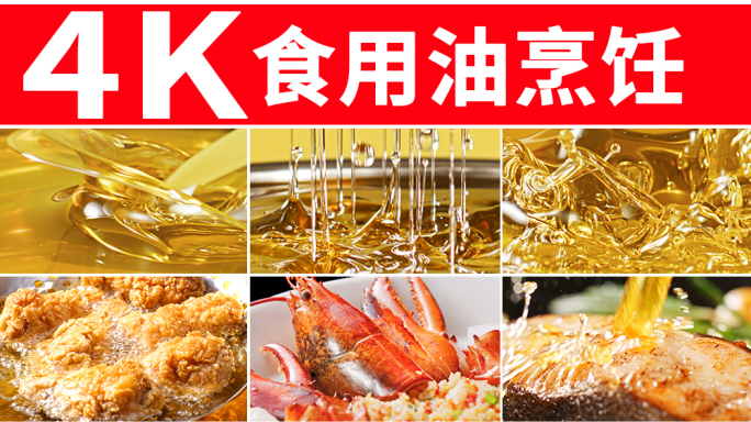 食用油烹饪 食用油特写