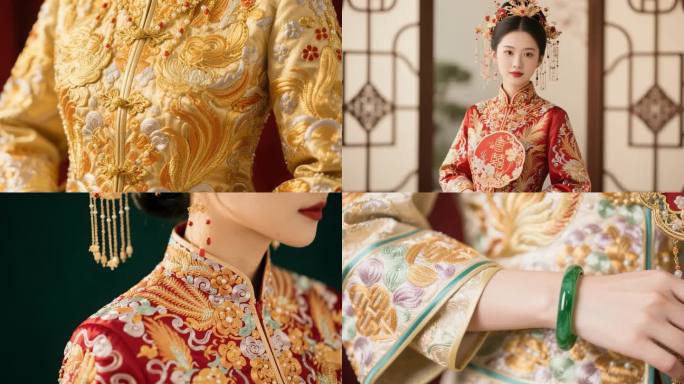 秀禾服中式婚礼礼服婚嫁