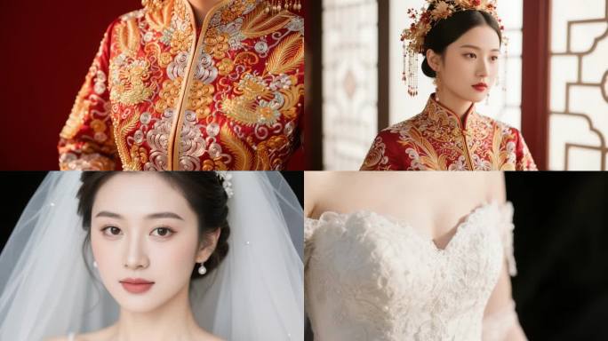 婚嫁新娘婚纱秀禾服婚庆