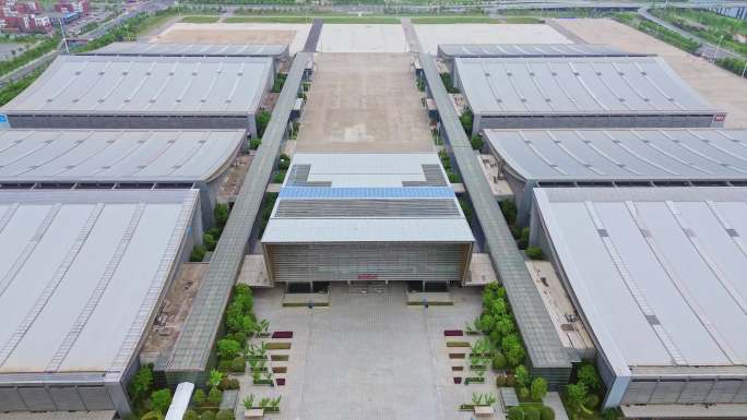 4K航拍长沙国际会展中心